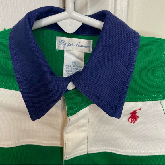 Polo by Ralph Lauren Striped Rugby Coverall - Picture 5 of 9